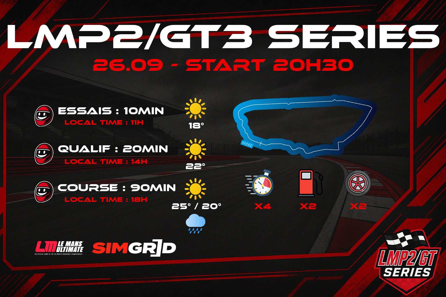 LMP2 / GT3 SERIES RNT