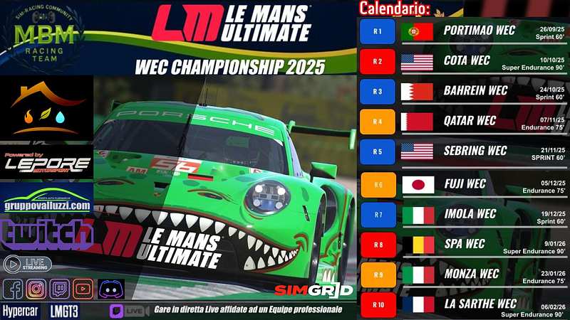 WEC CHAMPIONSHIP 2025 |MBM|