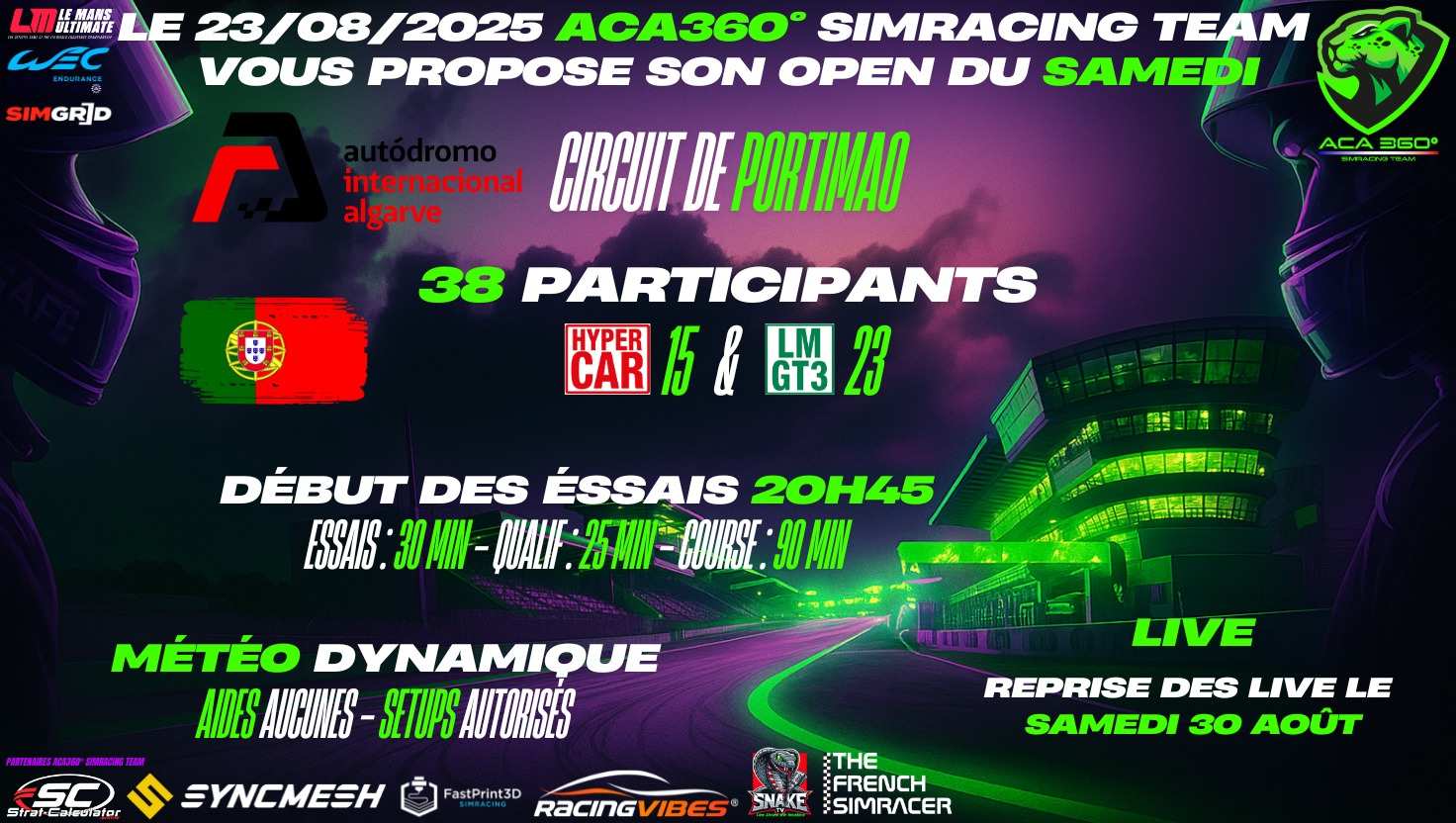 OPEN PORTIMAO 1H30 BY TEAM ACA360°