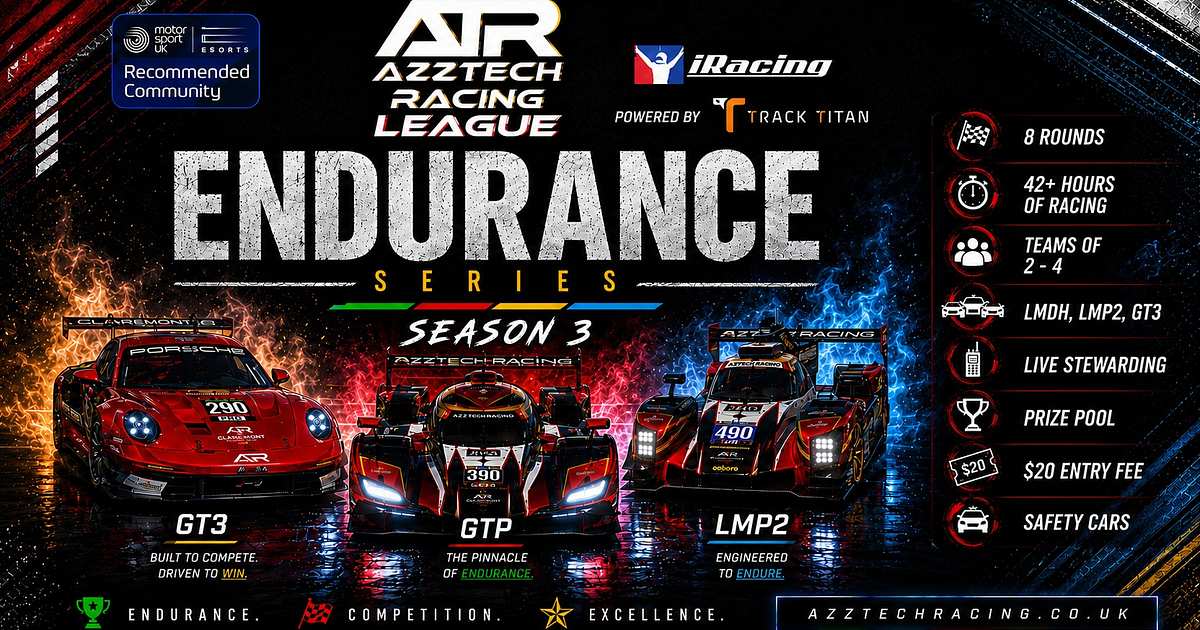 ATRL Endurance Series Season 3 powered by Track Titan | SimGrid