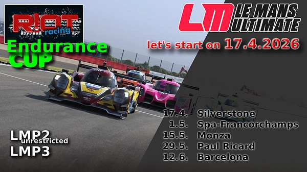 RIOT LMU endurance cup 2026