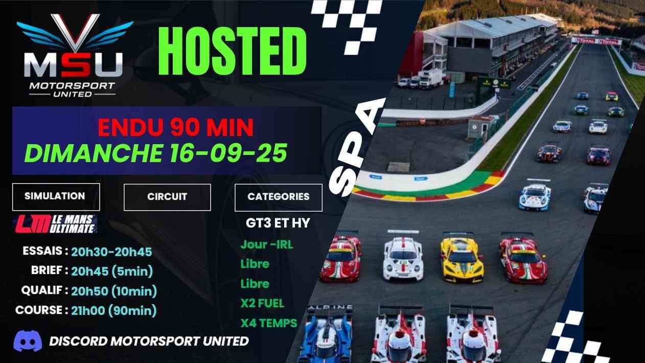 Endurance 90 minutes SPA
