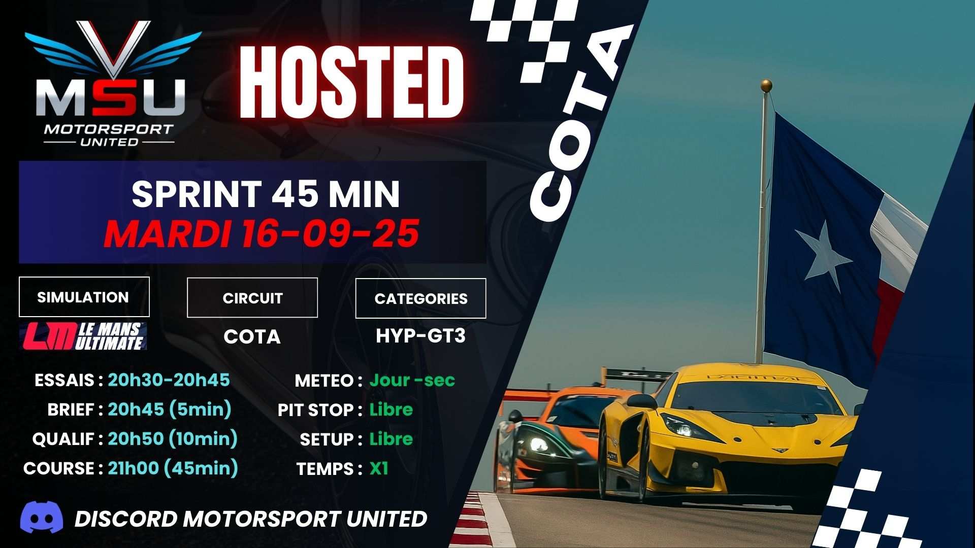 SPRINT 45 MIN COTA