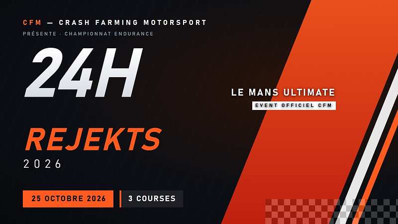 CFM 24h GT3 rejekts 2026