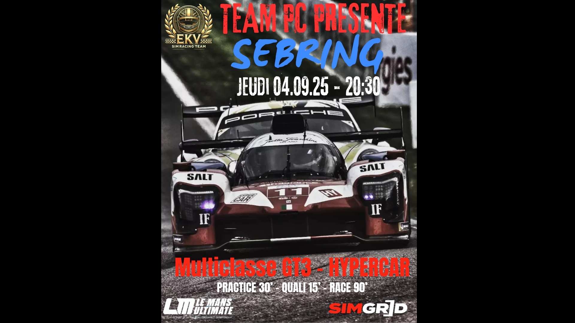 EKV SEBRING MULTICLASSE OPEN