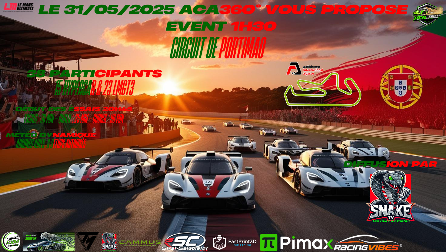 EVENT PORTIMAO 1H30 BY TEAM ACA360°
