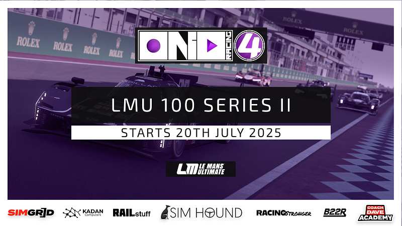 oNiD Sim Hound LMU 100 Series II powered by Coach Dave Academy