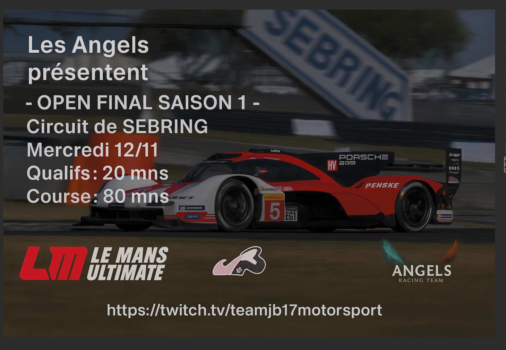 Open de FLORIDE, Circuit de SEBRING -finale S1 -
