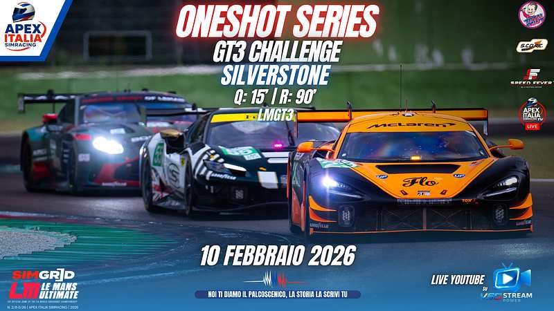 ONESHOT SERIES - GT3 CHALLENGE - SILVERSTONE