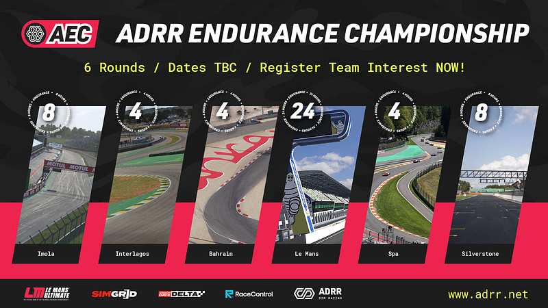 🚨 READ DESCRIPTION 🚨 8 Hours of Imola - LMU - ADRR Endurance Championship - S1 / R1