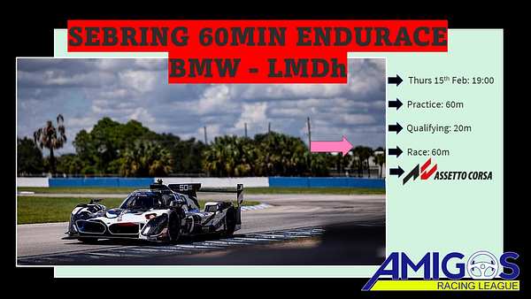 *ASSETTO CORSA* Sebring Special - BMW LMDh