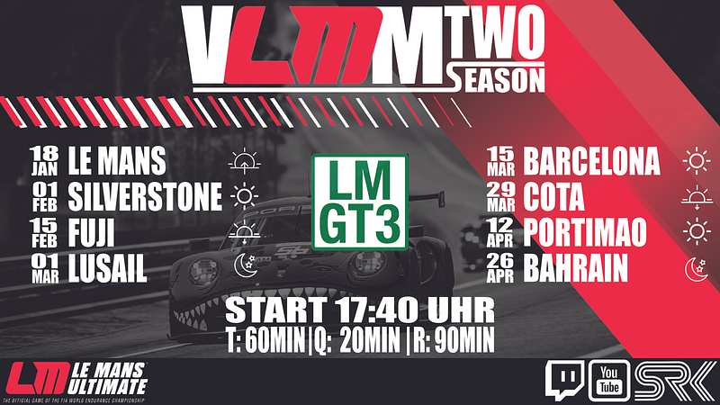 Virtuelle Le Mans Ultimate Meisterschaft (VLMM)