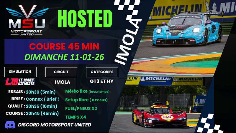 45min Imola GT3 Hypercar 11/01/26