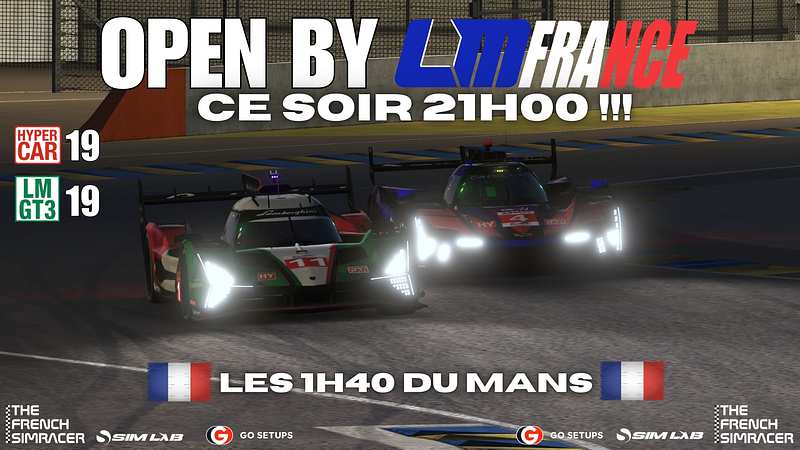 OPEN SUPRISE 3000 sur Discord LMU France