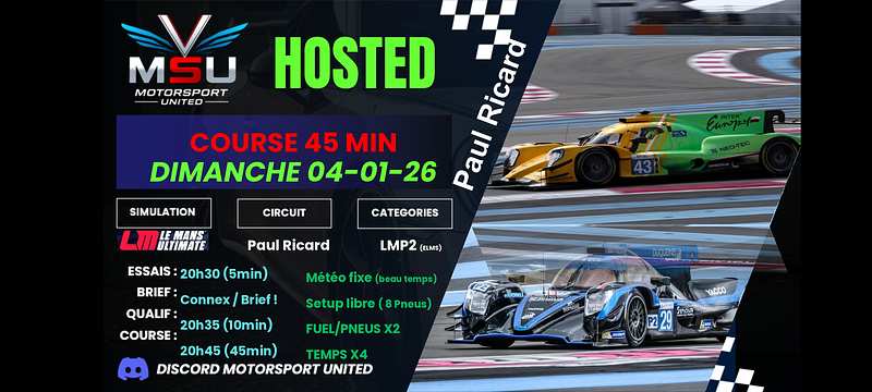 45min Paul Ricard 04/01 Lmp2