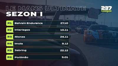 Liga Simracingowa - Sezon 1 - AM