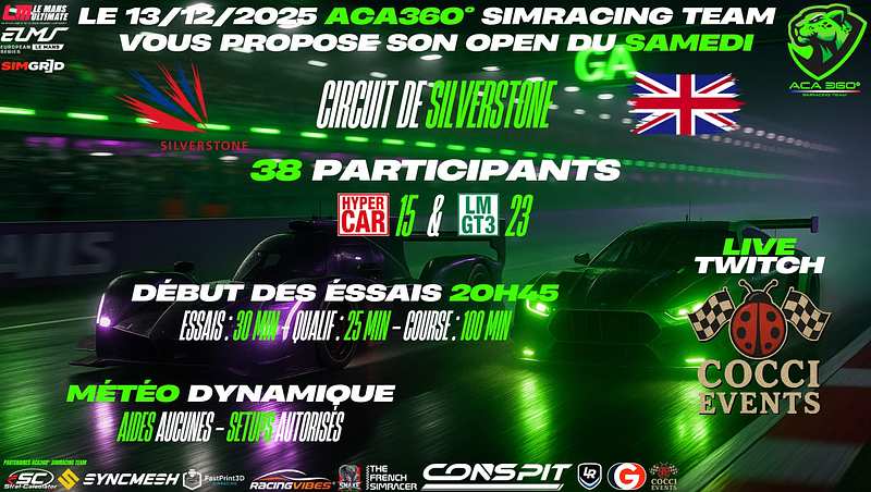 OPEN SILVERSTONE 1H40 BY TEAM ACA360°