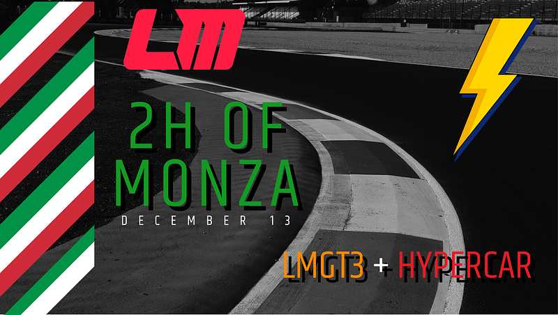 CHRISTMAS LMU EVENT | 2H OF MONZA | PRESENTED BY LIGHT SPEED RACING