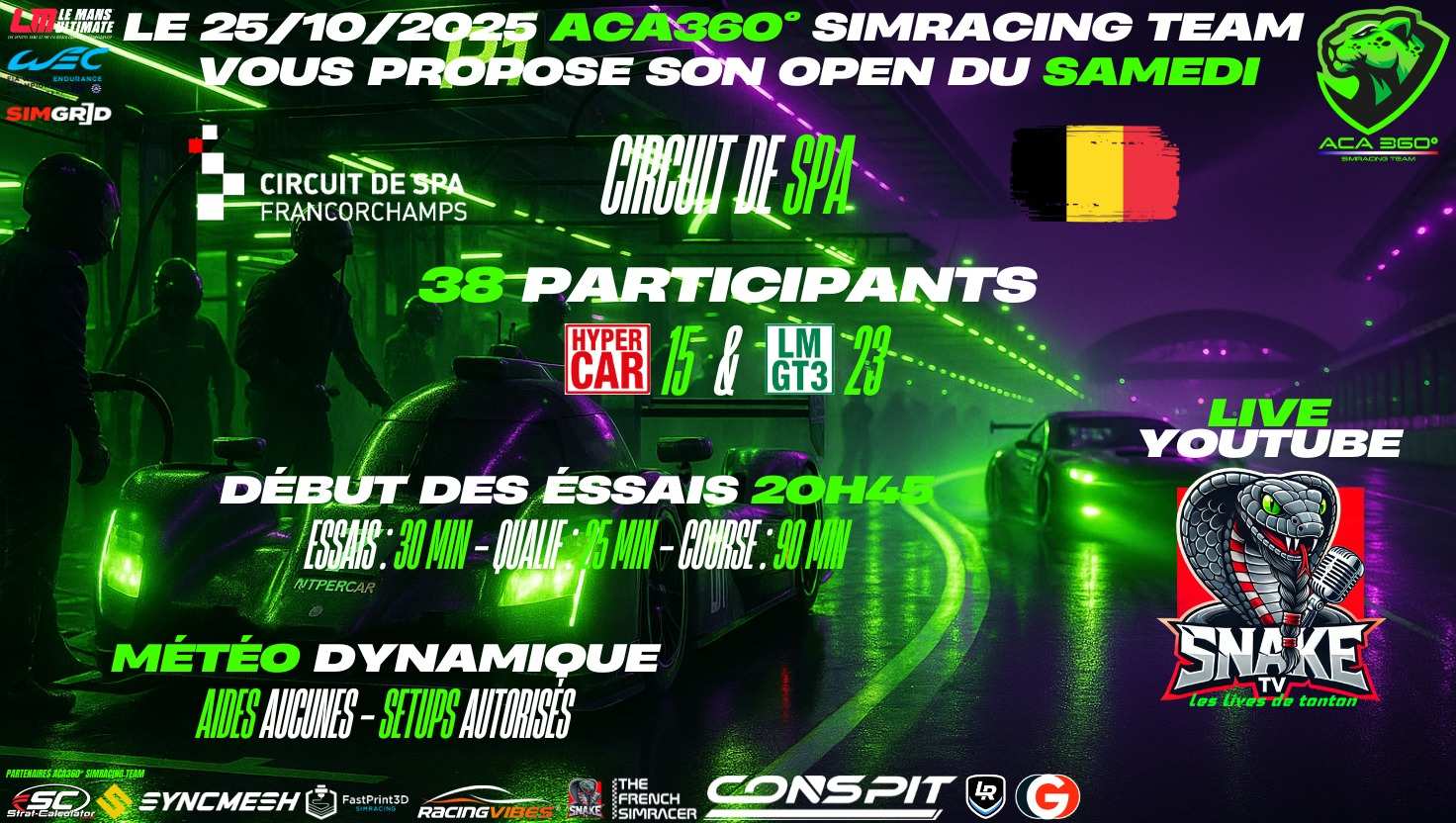 OPEN SPA 1H30 BY TEAM ACA360°