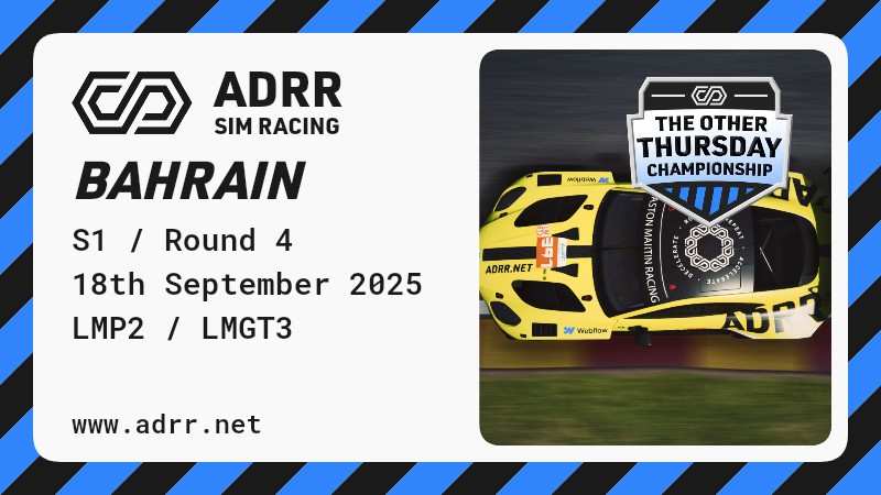 ADRR.net - OTC // LMP2 + GT3 - Round 4