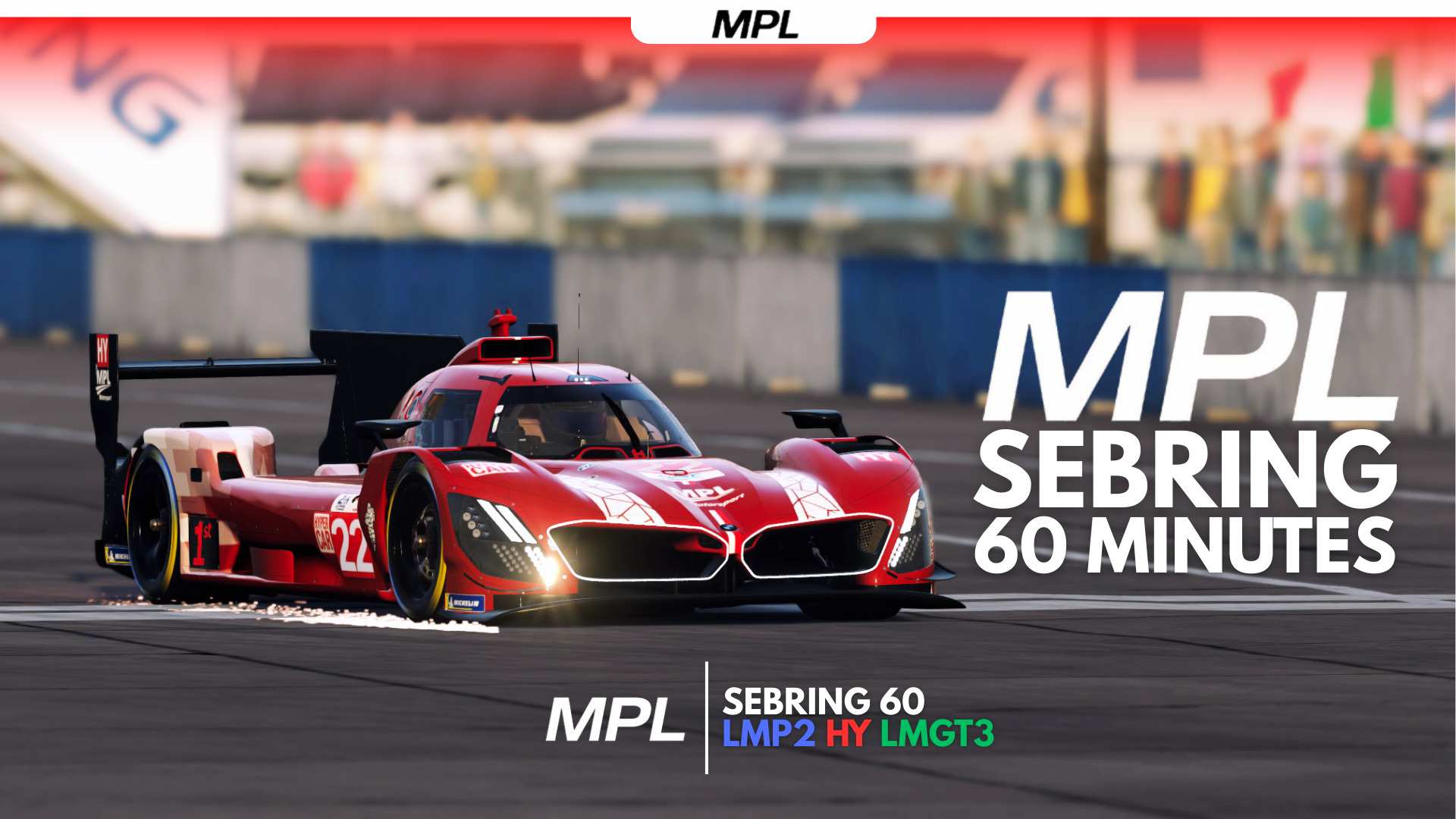 60 minutes of Sebring (hypercar,lmp2,lmgt3)