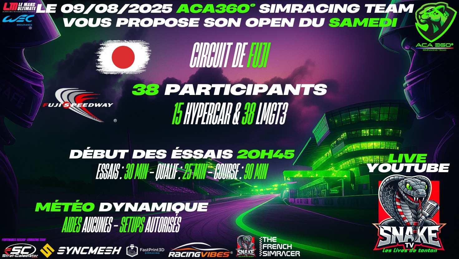EVENT FUJI 1H30 BY TEAM ACA360°