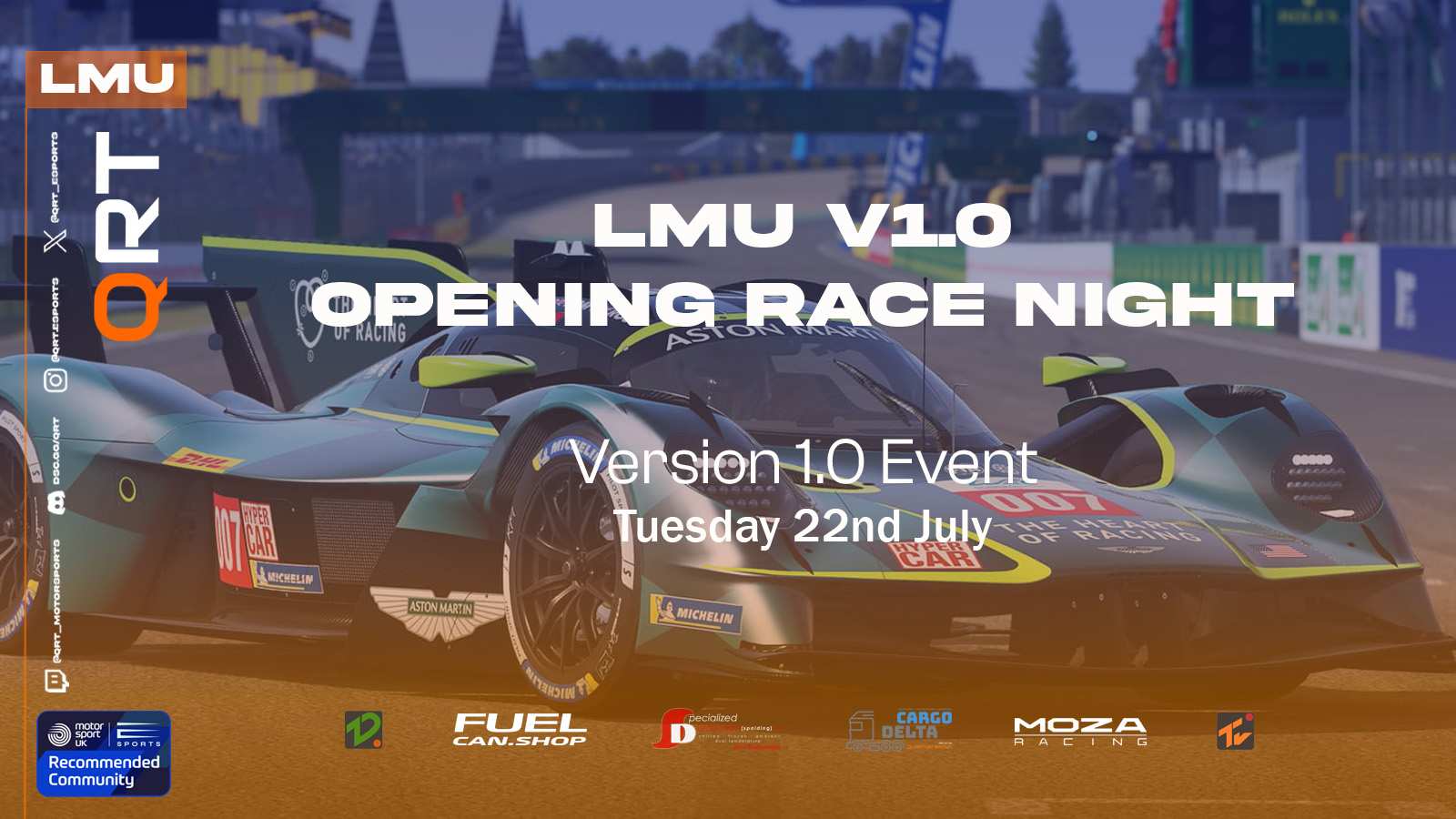 QRT | LMU V1.0 Opening Race Night