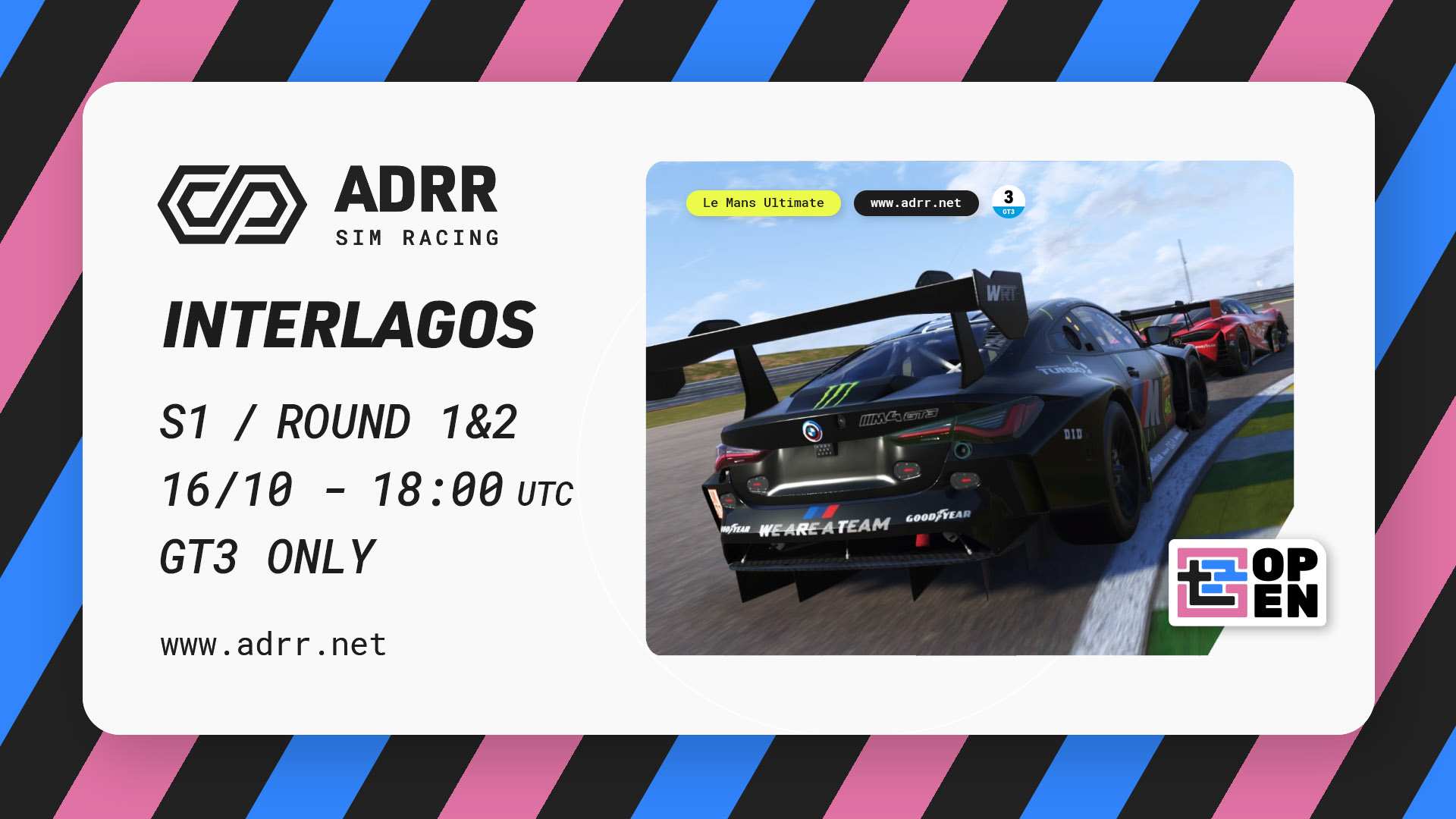 ADRR.net - GT3 Open - S1 Rounds 1 & 2