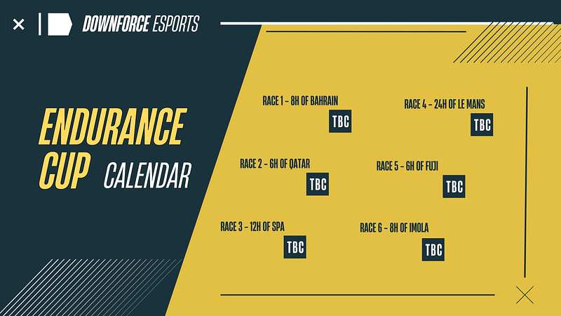 Downforce Esports - Endurance Cup / Read description