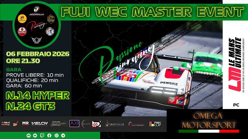 OMEGA MOTORSPORT ITALIA - FUJI WEC MASTER EVENT