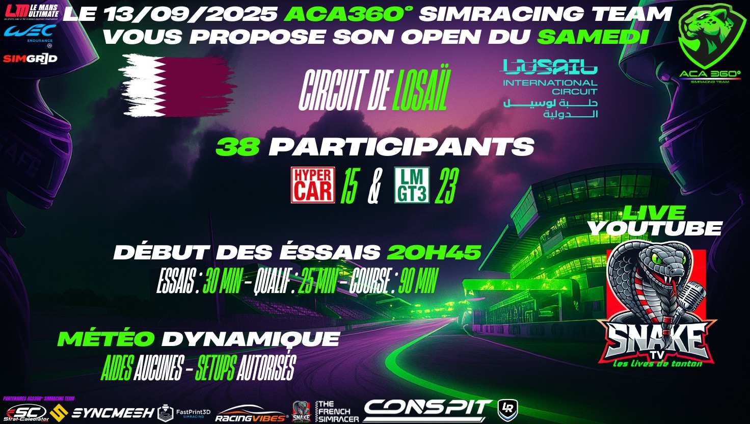 OPEN QATAR 1H30 BY TEAM ACA360°