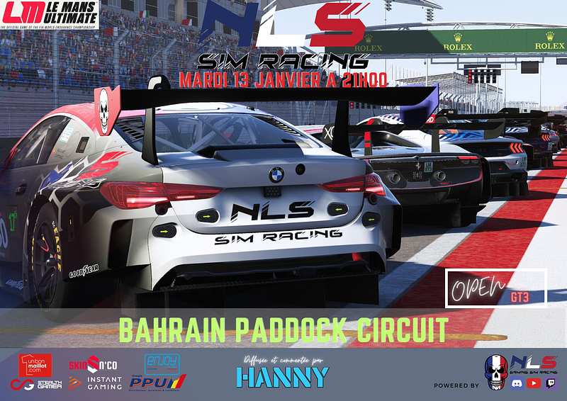 Open NLS SimRacing Bahrain Paddock Circuit