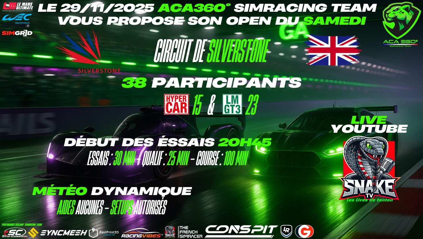 OPEN SILVERSTONE 1H40 BY TEAM ACA360°