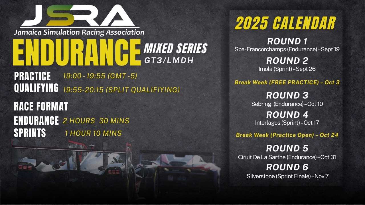 JSRA 2025 ENDURANCE QUALIFYING