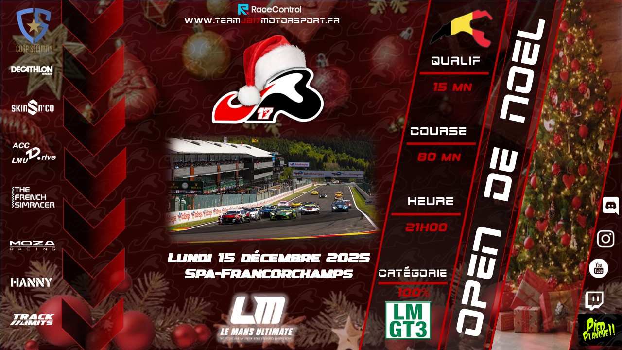 Christmas Sprint Series By JB17