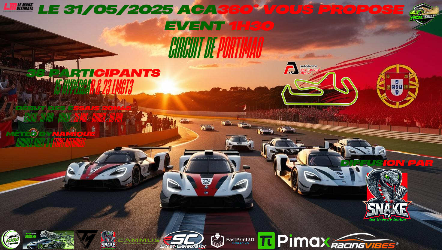 EVENT PORTIMAO 1H30 BY TEAM ACA360°