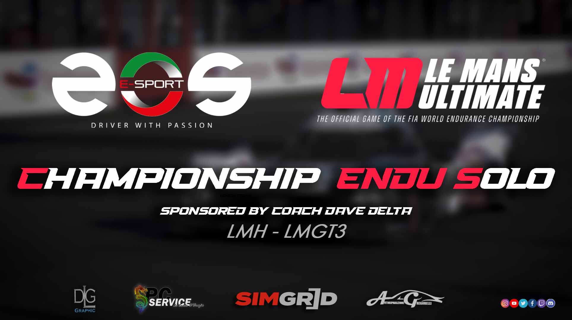 EoS E-Sport LMU Endu Champ - sponsored by Coach Dave Delta