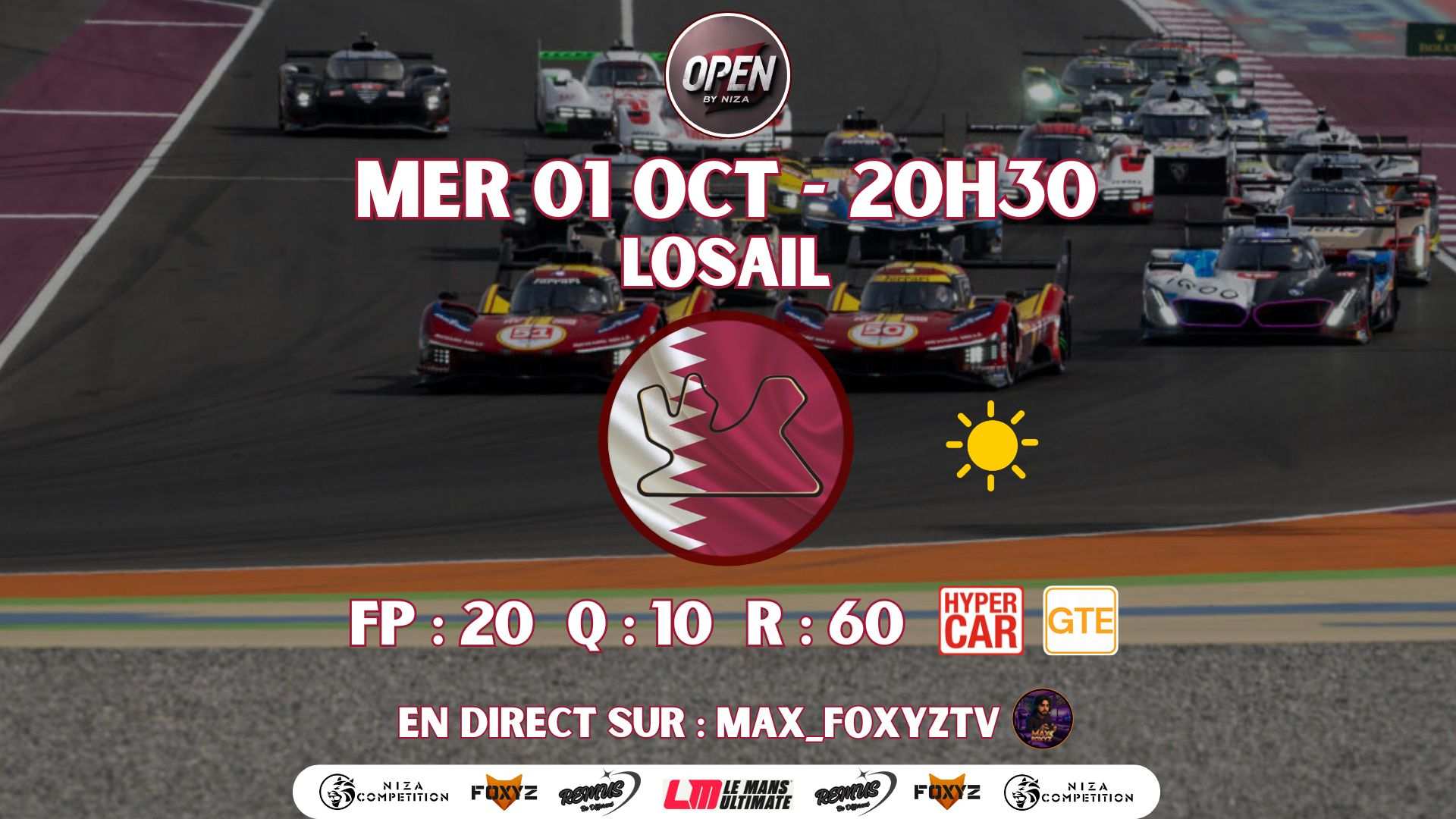 Open 1h of Losail