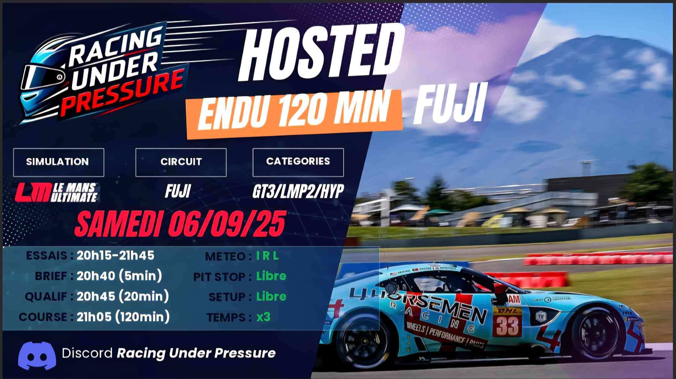 Endurance 120 minutes FUJI