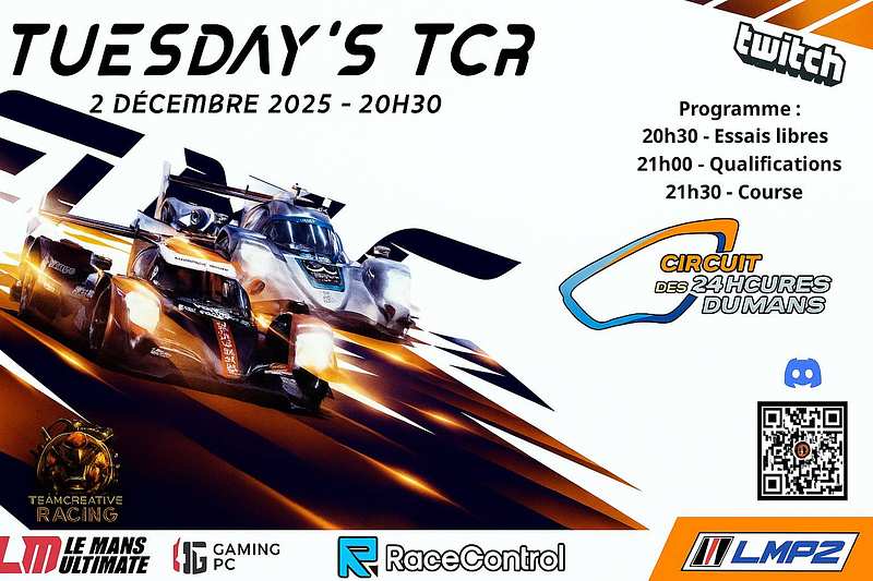 1RD TUESDAY TCR