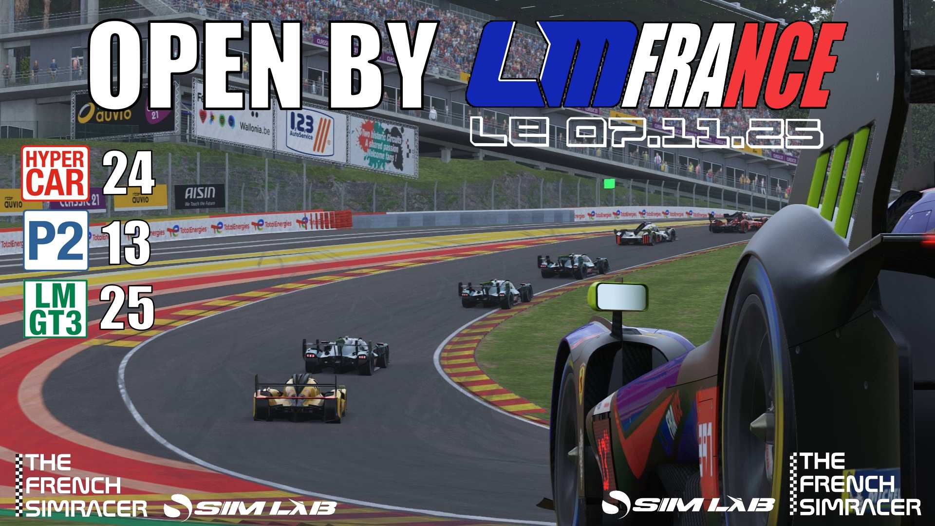 Les 3h de Spa by LMU France : Trois Catégories Face aux Cycles