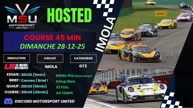 45min Imola GT3 28/12