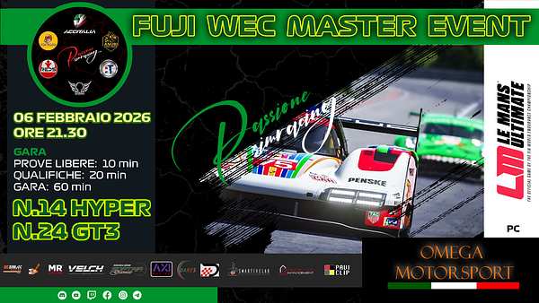 OMEGA MOTORSPORT ITALIA - FUJI WEC MASTER EVENT