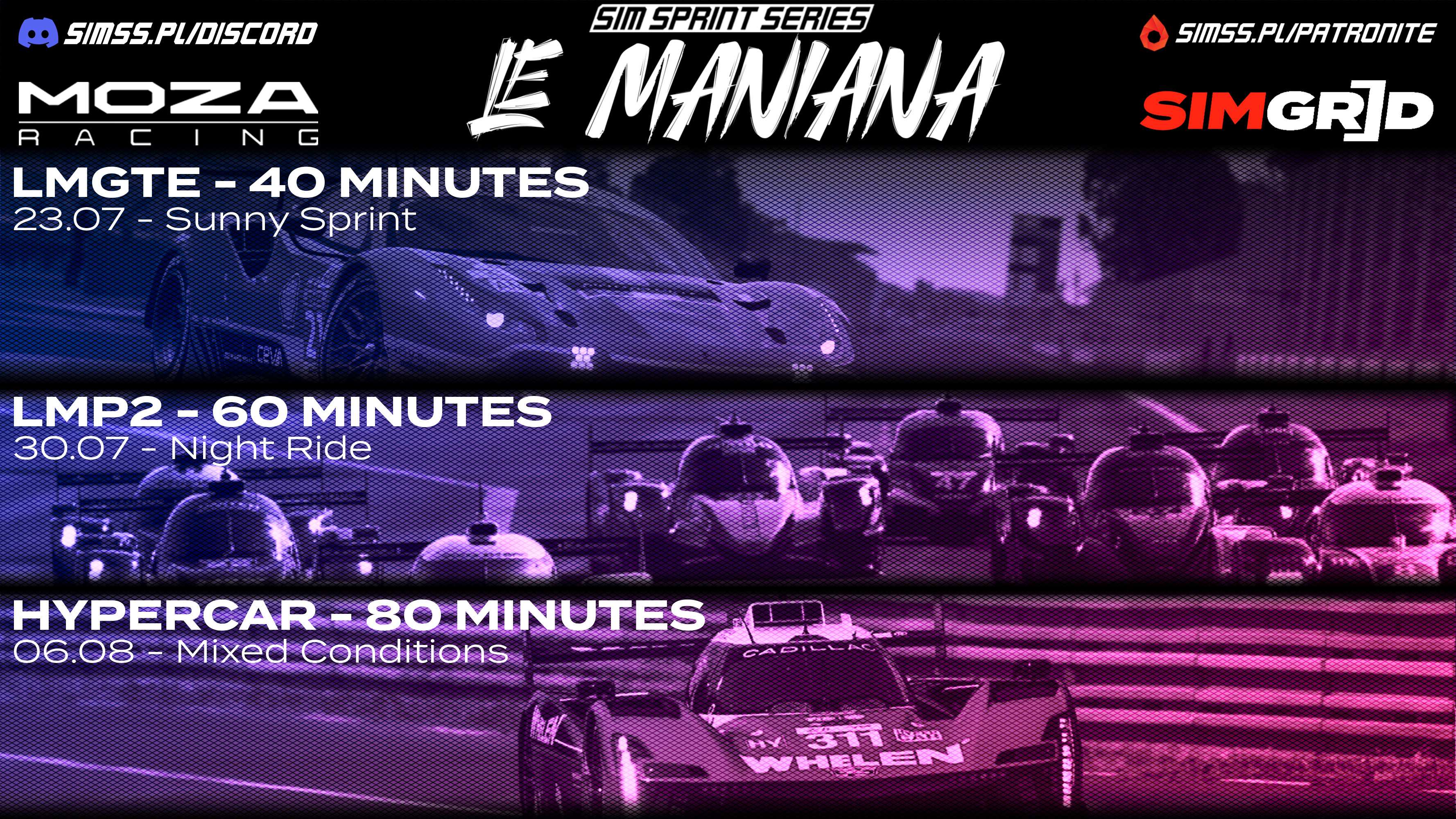 Sim Sprint Series Le Maniana