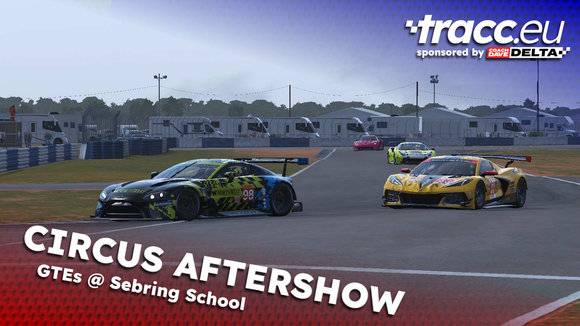 Circus Aftershow - LMGTEs @ Sebring School Circuit sponsored by Coach Dave Delta