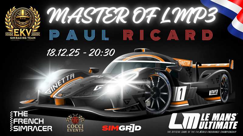 EKV OPEN MASTER OF LMP3 - PAUL RICARD