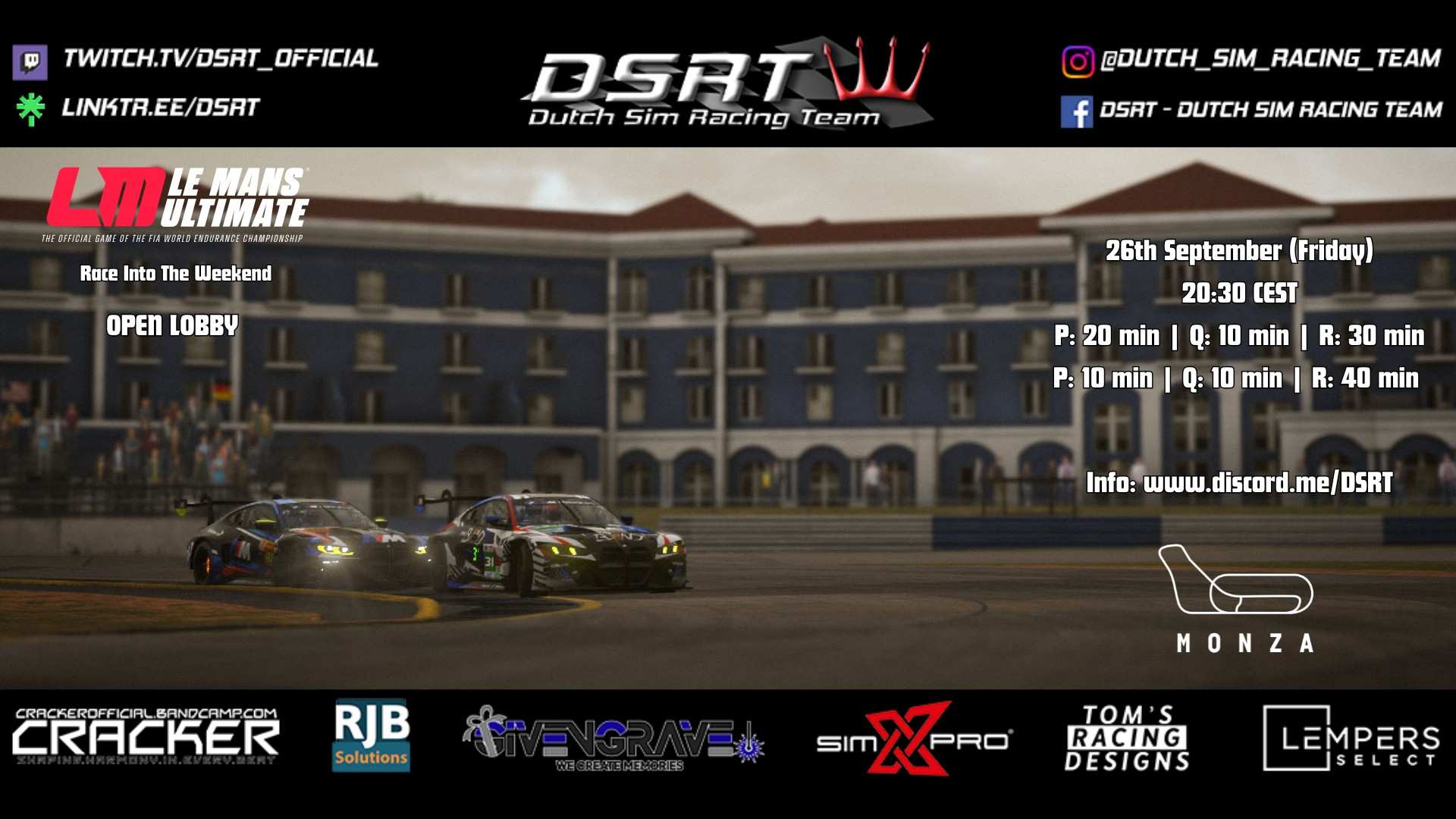 DSRT - Race Into The Weekend - Monza