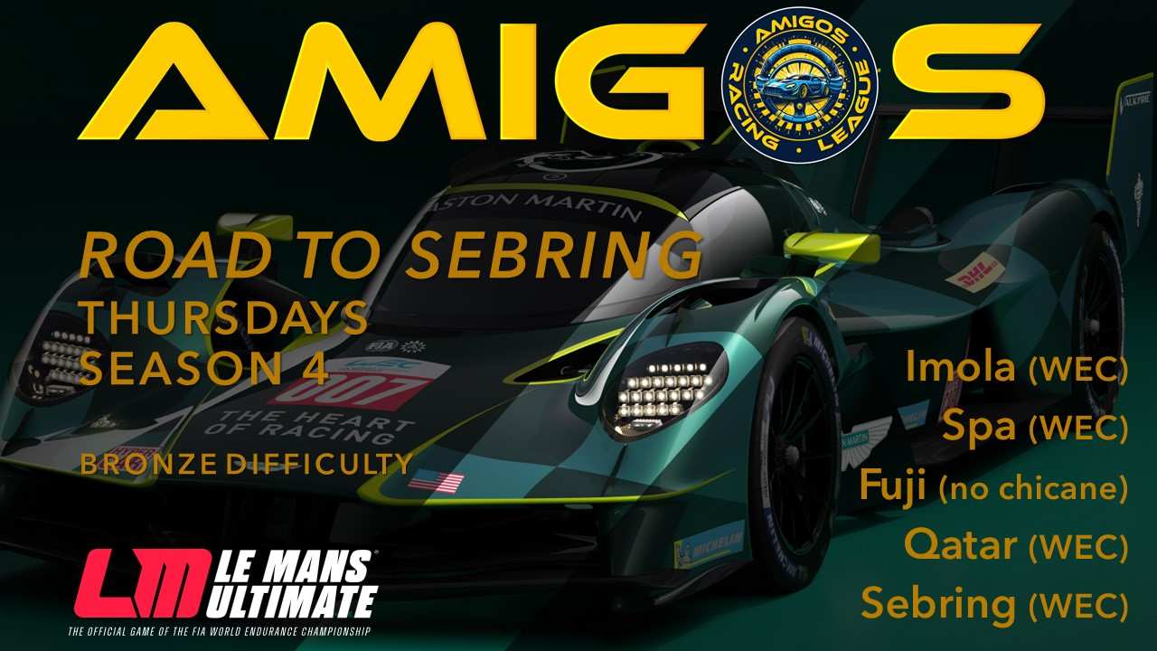 Amigos Thursdays | Road to Sebring | Season 4