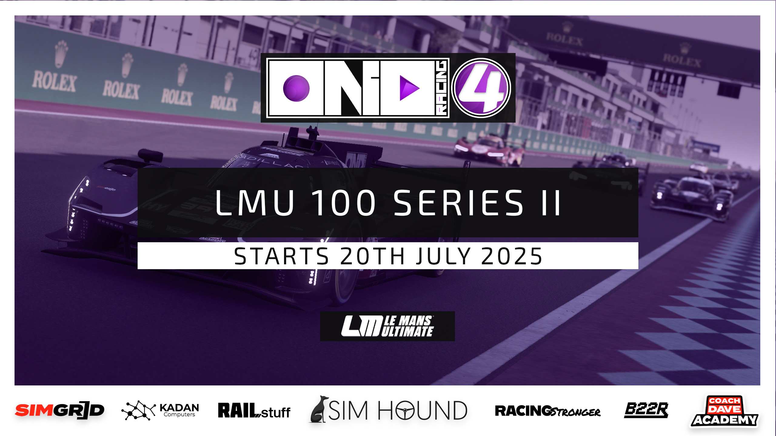 oNiD Sim Hound LMU 100 Series II powered by Coach Dave Academy