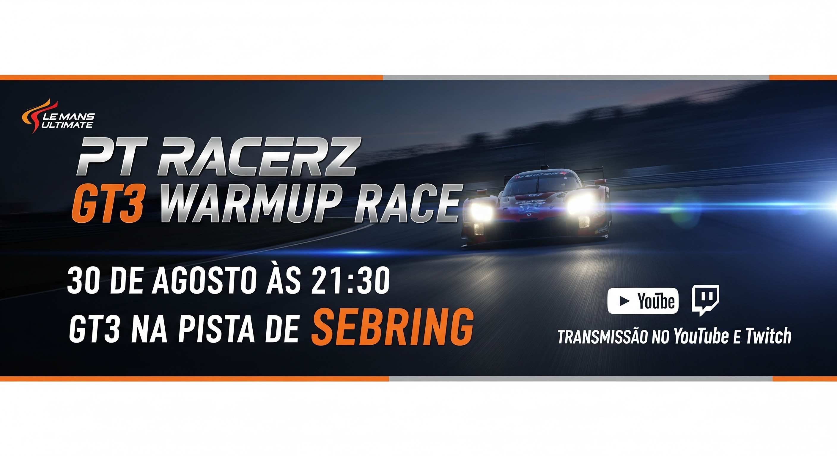 PT Racerz GT3 Warmup Race